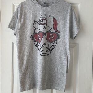 Arkansas Razorback‎ Theme Gildan Game Day T shirt Size Medium
